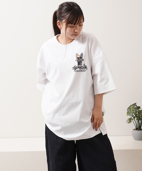 【さいきくすお】25AW シャツカラーTシャツ 完売品 新品タグ付 tシャツ 「2ND ARCHIVE」サングラスドッグ オーバーサイズ