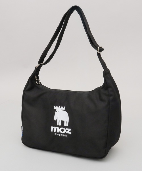 moz（モズ） ショルダーバッグ バッグ キャンバス 広マチ ミドルサイズ