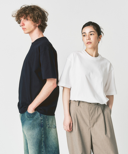 Hanes（ヘインズ） tシャツ × 417 EDIFICE」別注 BEEFY CREW NECK T