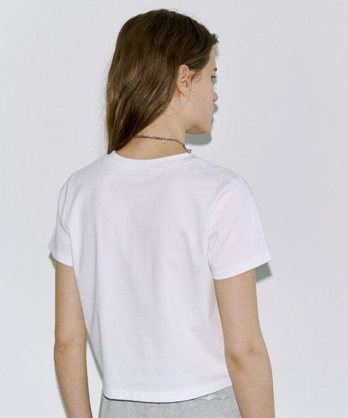 tシャツ JOSEMOON MINIMUM LOGO TSHIRT/ジョゼムーンミニマムロゴTシャツ レディースの画像