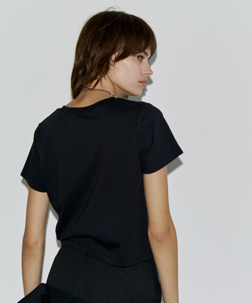 tシャツ JOSEMOON MINIMUM LOGO TSHIRT/ジョゼムーンミニマムロゴTシャツ レディースの画像