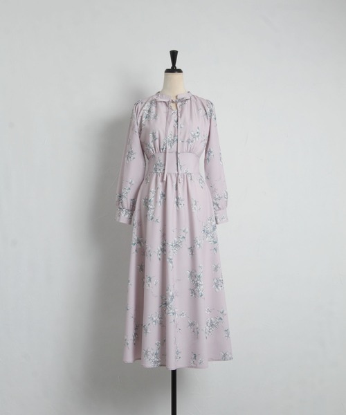 「tocco closet」 長袖ワンピース M グレー系その他 レディース_画像3