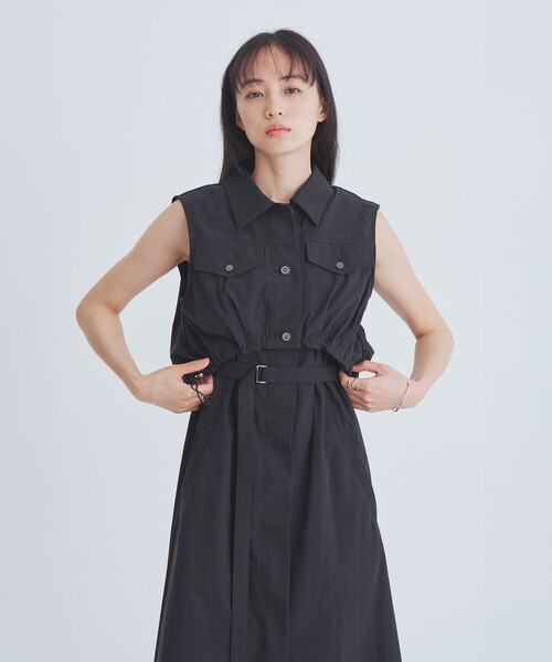 ワンピース バルーンブルゾンSETワンピース｜ウォッシャブル/3WAY/細見え/夏服の画像