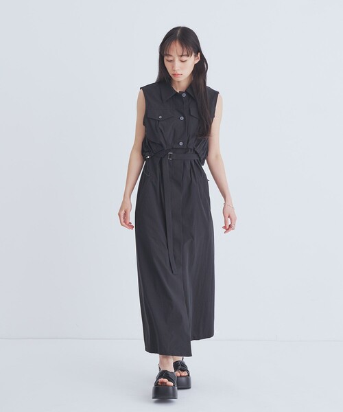 ワンピース バルーンブルゾンSETワンピース｜ウォッシャブル/3WAY/細見え/夏服の画像