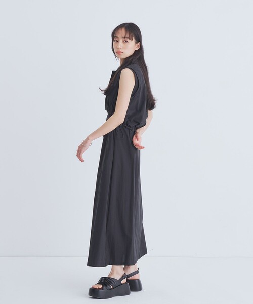ワンピース バルーンブルゾンSETワンピース｜ウォッシャブル/3WAY/細見え/夏服の画像