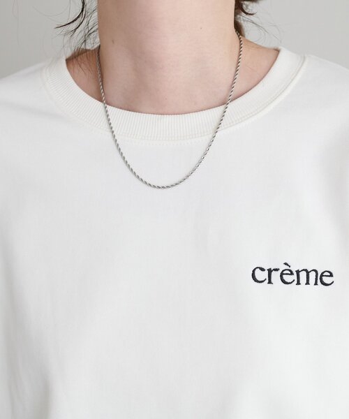 Discoat（ディスコート） tシャツ 半袖 ミニ裏毛ロゴ半袖スウェット