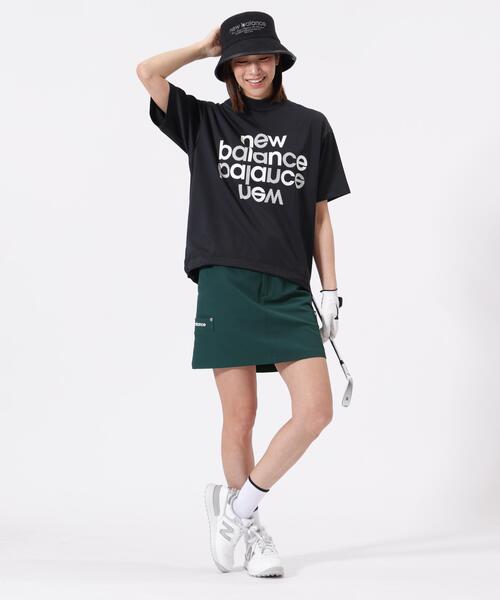 New Balance ゴルフスカート 黒 美品 ロゴ入 New Balance Golf（ニューバランスゴルフ） uvカット スカート 「new