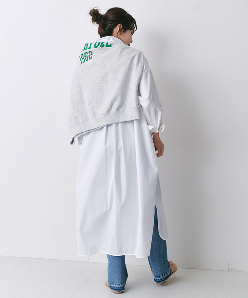 TICCA（ティッカ） シャツワンピース FREE ブルー レディース