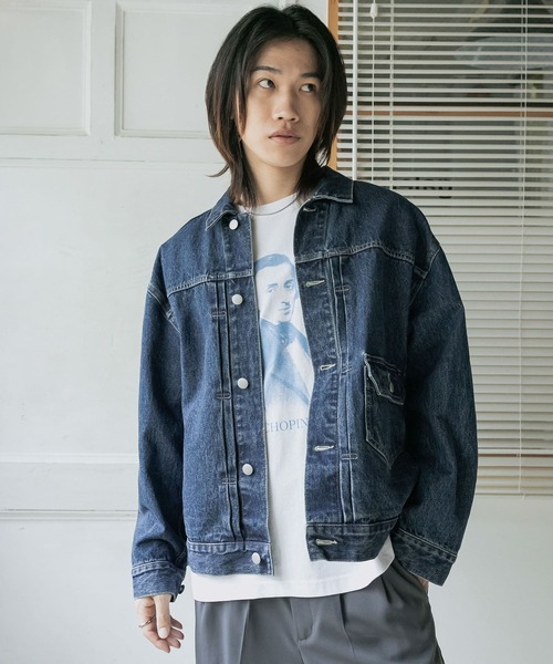 SENSE OF PLACE by URBAN RESEARCH デニムジャケット MEDIUM ブラック