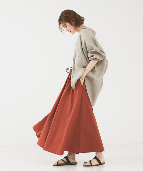 「abahouse mavie」 長袖シャツ フリー ベージュ レディース_画像7
