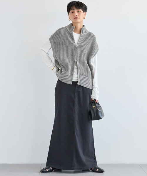 「PICCADILLY」 ロングスカート「BARNYARDSTORMコラボ」 S モカ レディース_画像2