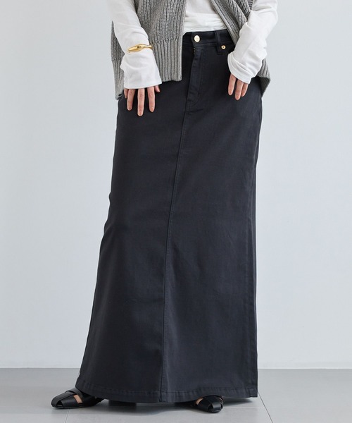 「PICCADILLY」 ロングスカート「BARNYARDSTORMコラボ」 S モカ レディース_画像4