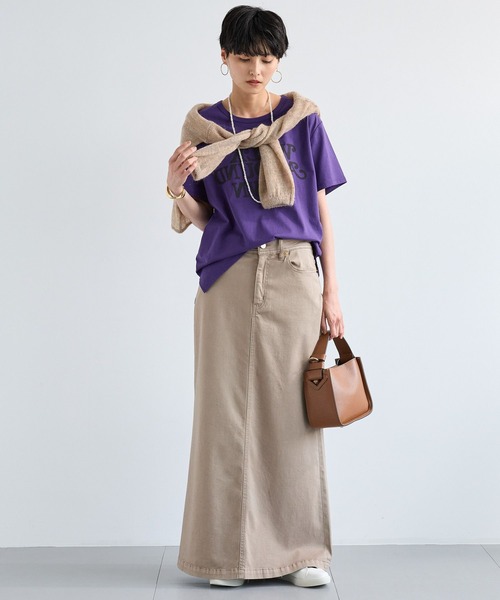 「PICCADILLY」 ロングスカート「BARNYARDSTORMコラボ」 S モカ レディース_画像8