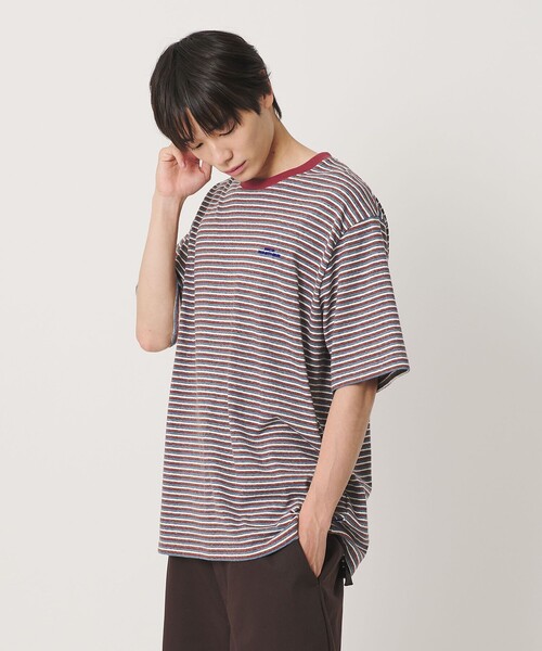 NICE WEATHER tシャツ 「NICE WEATHER」マルチボーダー Tシャツ メンズ 
