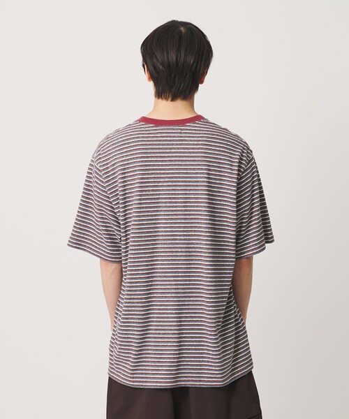 NICE WEATHER tシャツ 「NICE WEATHER」マルチボーダー Tシャツ メンズ