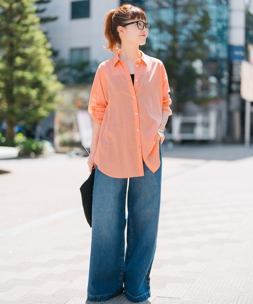 「Spick & Span」 長袖シャツ FREE ベージュ レディース_画像8