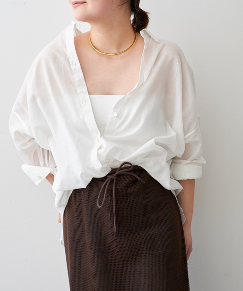 「Spick & Span」 長袖シャツ FREE ベージュ レディース_画像10