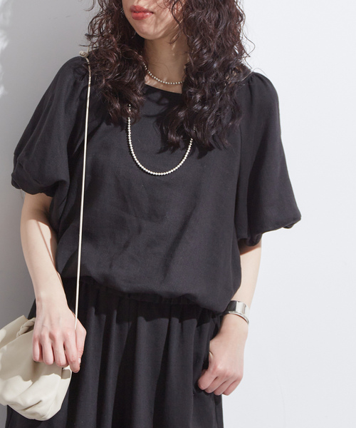 【新品】JOURNAL STANDARD LESAGE 半袖 ブラウス journal standard L'essage（ジャーナルスタンダード レサージュ
