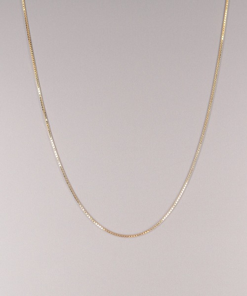 ネックレス silver925 ボックスチェーン ネックレス 45cm レディース メンズの画像