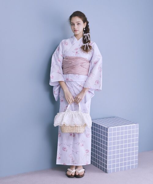 Maison de FLEUR（メゾンドフルール） 浴衣 ローズリボンセパレート
