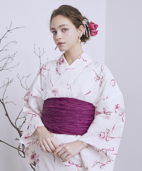 Maison de FLEUR（メゾンドフルール） セパレート浴衣 浴衣 ローズ