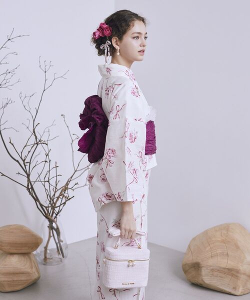 Maison de FLEUR（メゾンドフルール） 浴衣 ローズリボンセパレート