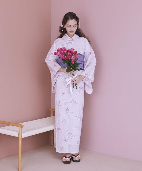 Maison de FLEUR（メゾンドフルール） 浴衣 ローズリボンセパレート