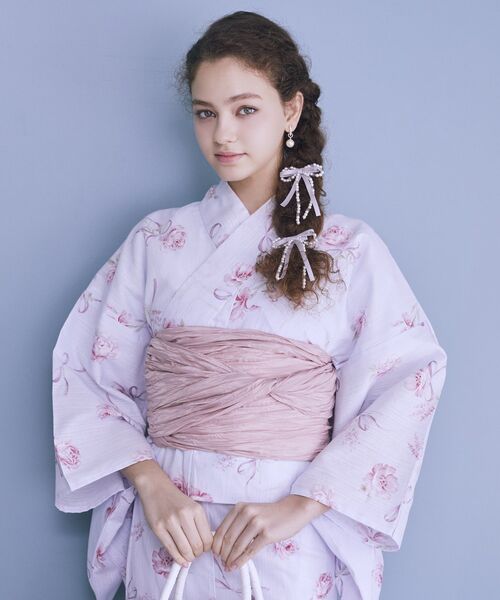 Maison de FLEUR（メゾンドフルール） 浴衣 ローズリボンセパレート
