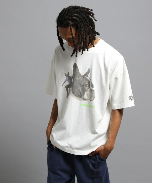 「GEORGE'S」 半袖Tシャツ LARGE ホワイト メンズ_画像4