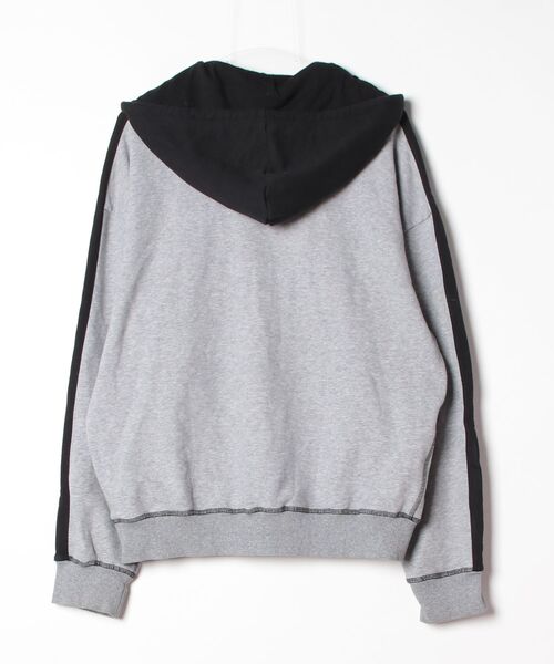 【DIESEL】パーカー グレー ヴィンテージ加工　L DIESEL（ディーゼル） ジップアップパーカー LARGE グレー メンズ