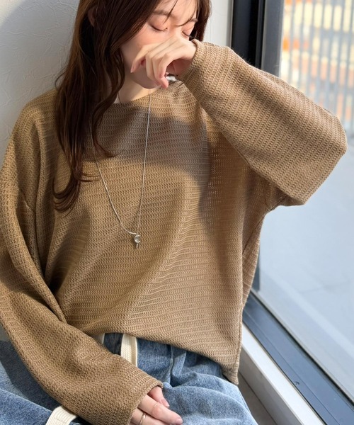 「classicalelf」 長袖ブラウス LARGE ブルー レディース_画像3