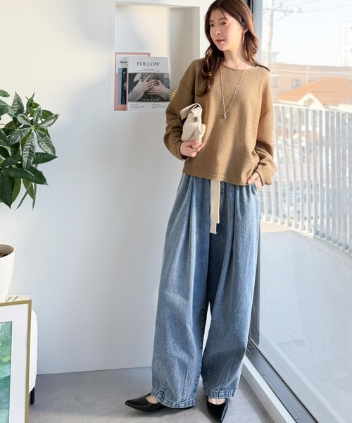 「classicalelf」 長袖ブラウス LARGE ブルー レディース_画像8