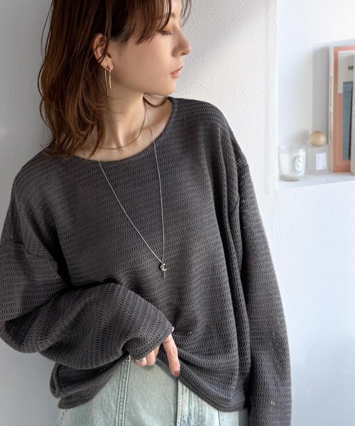 「classicalelf」 長袖ブラウス LARGE ブルー レディース_画像9