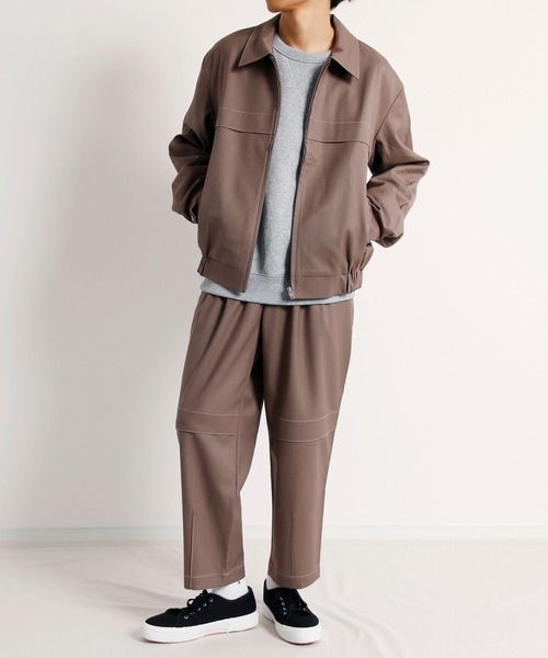 サカイ FABRIC COMBO CROPPED PANTS クロップドパンツ サカイ FABRIC COMBO CROPPED PANTS クロップドパンツ