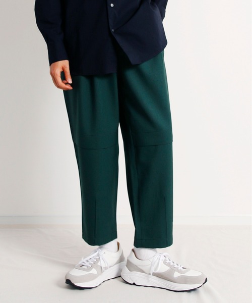 ウールサテンドロップパンツ LOULOU WILLOUGHBY】サテンドットドロストパンツ|allureville