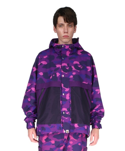 A BATHING APE ナイロンジャケット COLOR CAMO RELAXED FIT HOODIE  