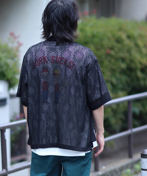 JOURNAL STANDARD シャツ バルファレース パターン オープン