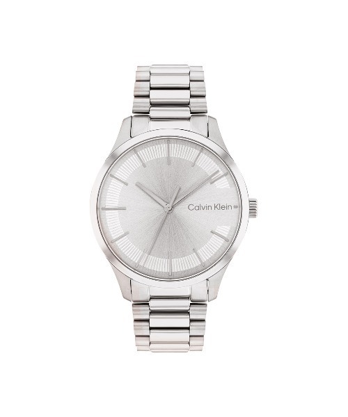 腕時計 「Calvin Klein/カルバンクライン」ICONIC アイコニック 35mm シルバー サンレイ ダイヤル シルバー ブレスレットの画像