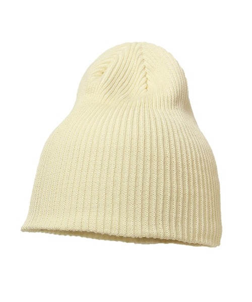 14+（イチヨンプラス） ニット帽 ニットキャップ リブ編みカラーニット