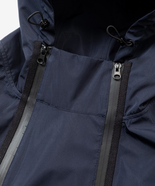 シンプルマウンテンパーカー2色展開 rehacer マウンテンパーカー ウインドブレーカー : W zip 2layer