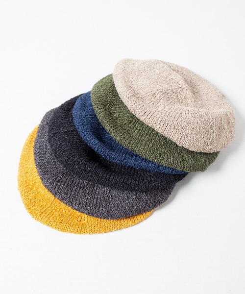 帽子 キャップ レディース Japanese Paper Knit Tam Beret / 和紙混紡ニットタムベレー｜zozo｜10