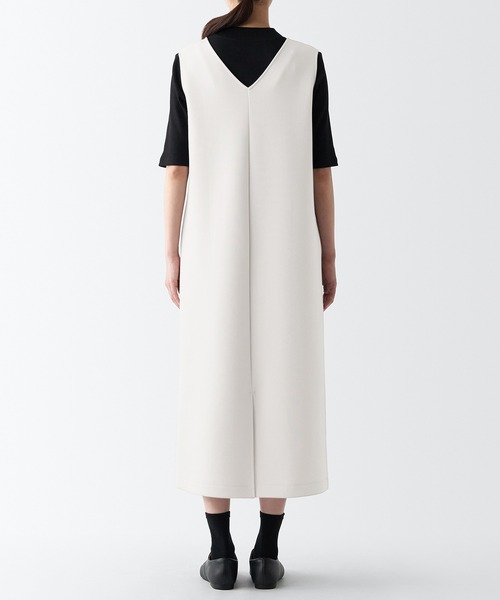 ヴァリエ新越谷】 二重編みスウェットジャンパースカート｜ 無印良品 無印良品　　二重編みスウェットジャンパースカート　Sサイズワンピース　春　無地