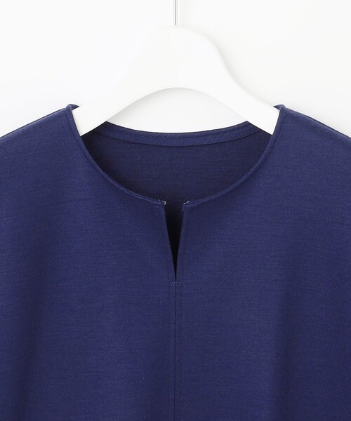 tシャツ ウールスムース ペプラム カットソー レディース