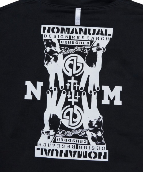NOMANUAL パーカー 「NOMANUAL」N.M.C HOODIE メンズ レディース