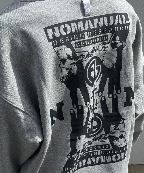 パーカー・フーディ NOMANUAL NMC HOODIE MELANGE NM43HD10M1ML NOMANUAL パーカー 「NOMANUAL」N.M.C HOODIE メンズ レディース