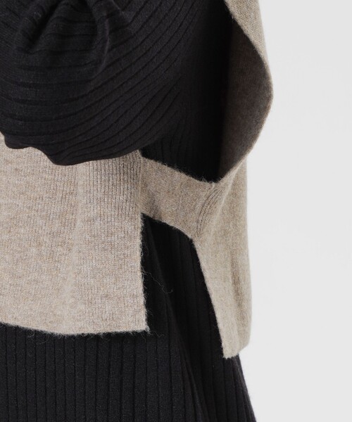 LOVELESS（ラブレス） ワンピース ZIPニットコンビワンピース