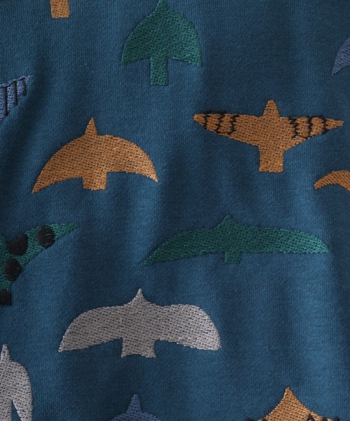 Emago チュニック EMAGO 鳥と鳥かご刺繍チュニック : ZOZOTOWN