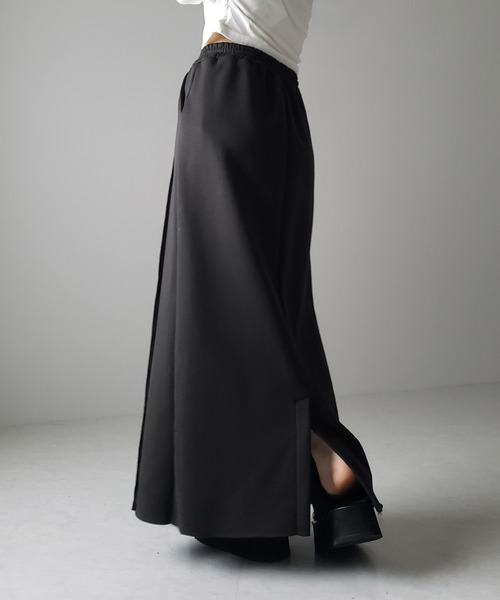 me+em select（ミームセレクト） スカート 「 裏起毛 」バックスリット