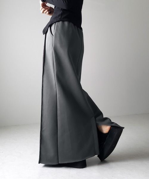 me+em select（ミームセレクト） スカート 「 裏起毛 」バックスリット