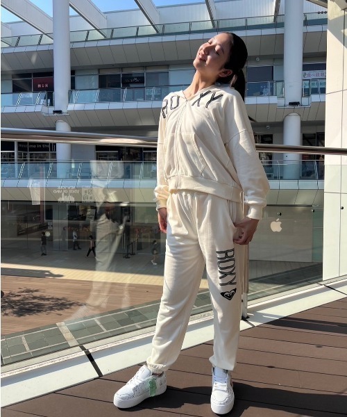 ROXY（ロキシー） JIVY PANTS/ロキシーサイドブランドロゴプリント